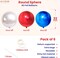 Latex Balloons Red, White & Blue Foil Balloons – Pack of 6 | Patriotic Balloons for Independence Day, Memorial Day, Labor Day & USA Party Decorations